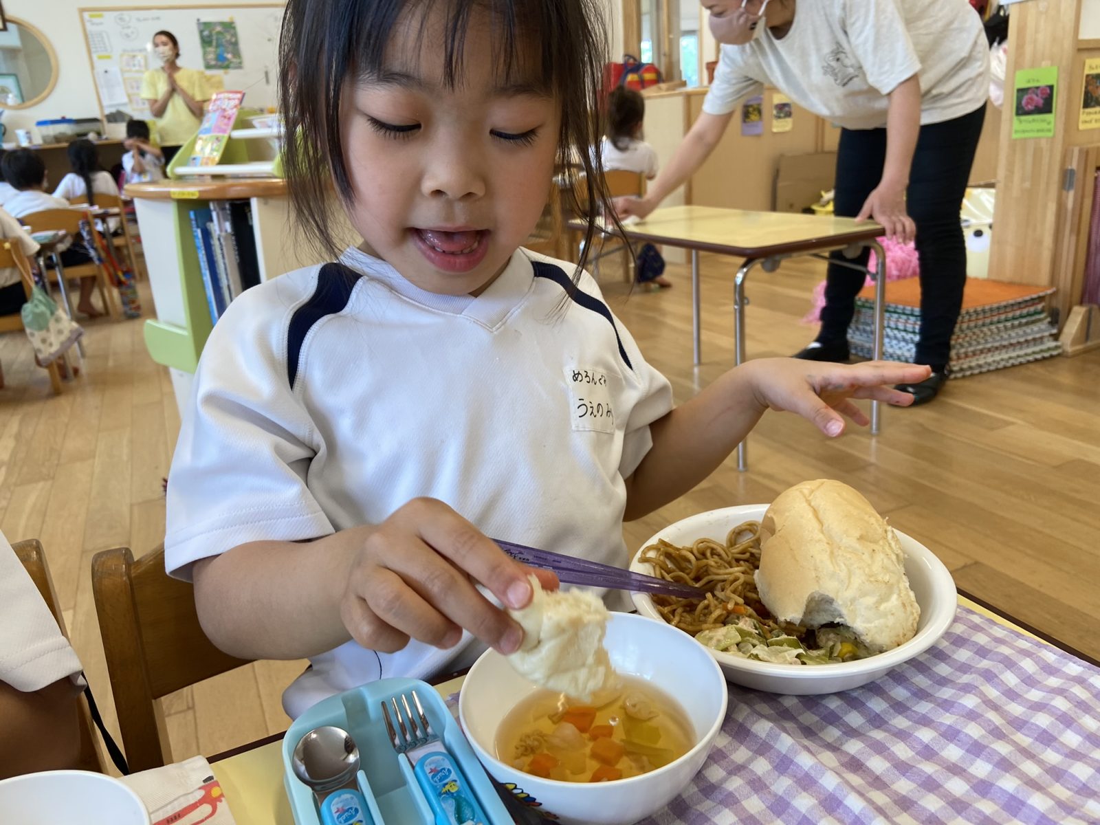 給食のパン 妙源寺幼稚園 給食のパン 妙源寺幼稚園